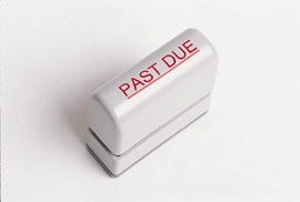 past due stamp