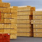 stacks of lumber