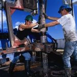drilling for oil