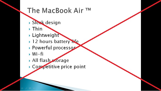 MacBook Air - Text
