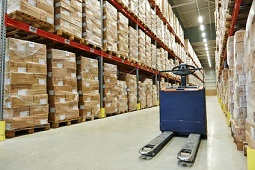 warehouse with inventory