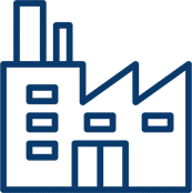 An icon of a factory 