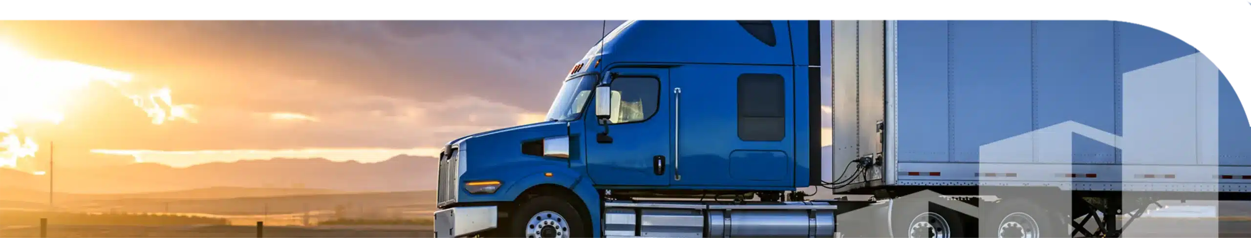 An image of a tractor trailer truck