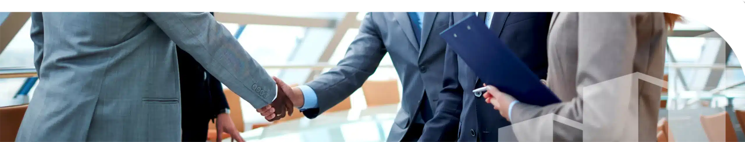 Two business man shaking hands